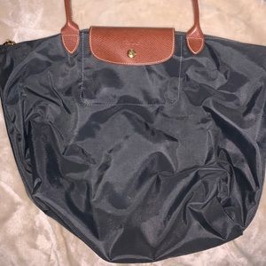 Long champ Gray Purse